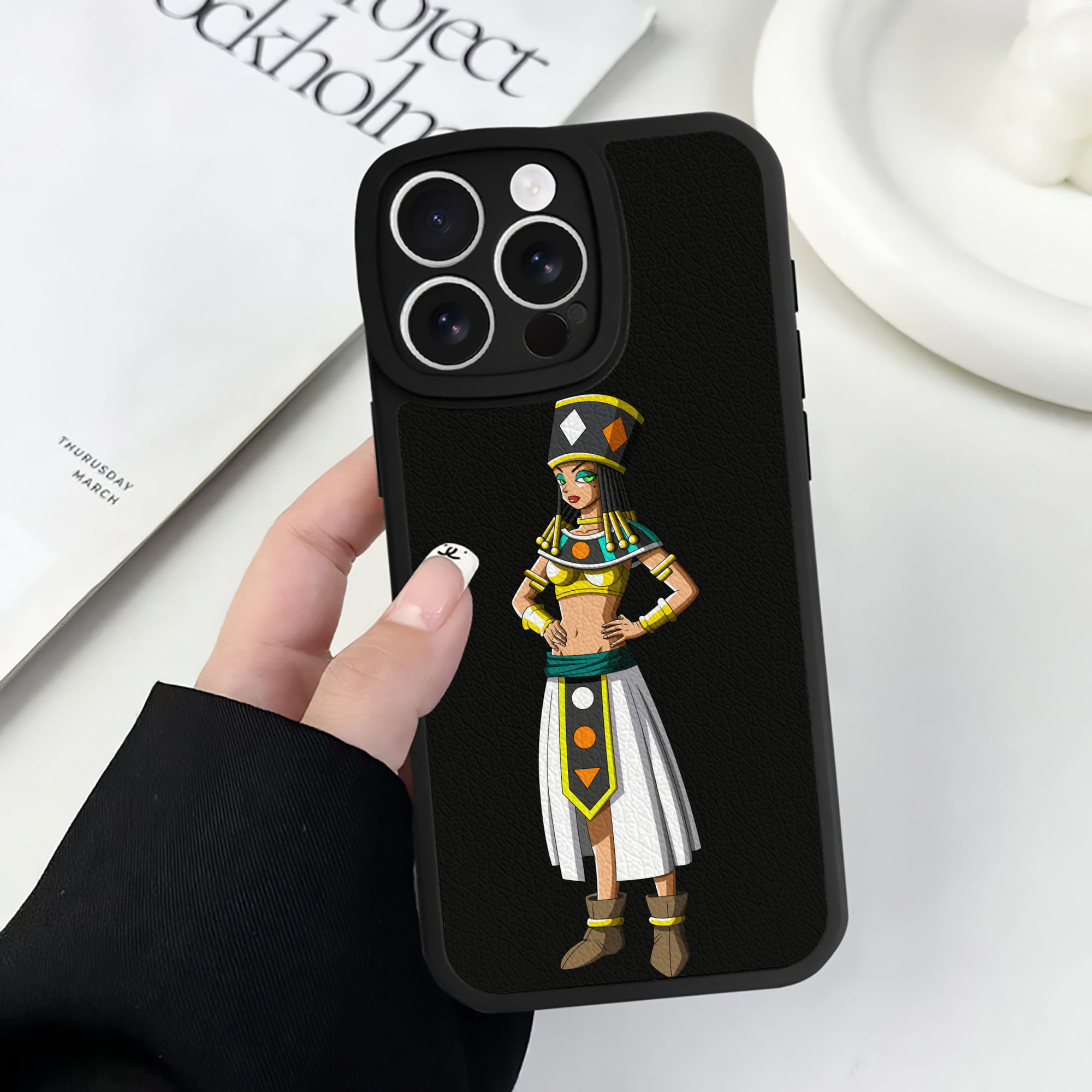 （画像用） ドラゴンボール DRAGON BALL 【iPhone 16シリーズ対応】シリコンスマホケース（レザー調） 材質：シリコン